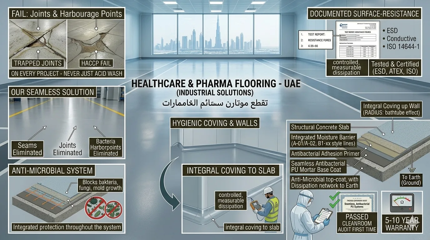 Healthcare & pharma — Qatar flooring